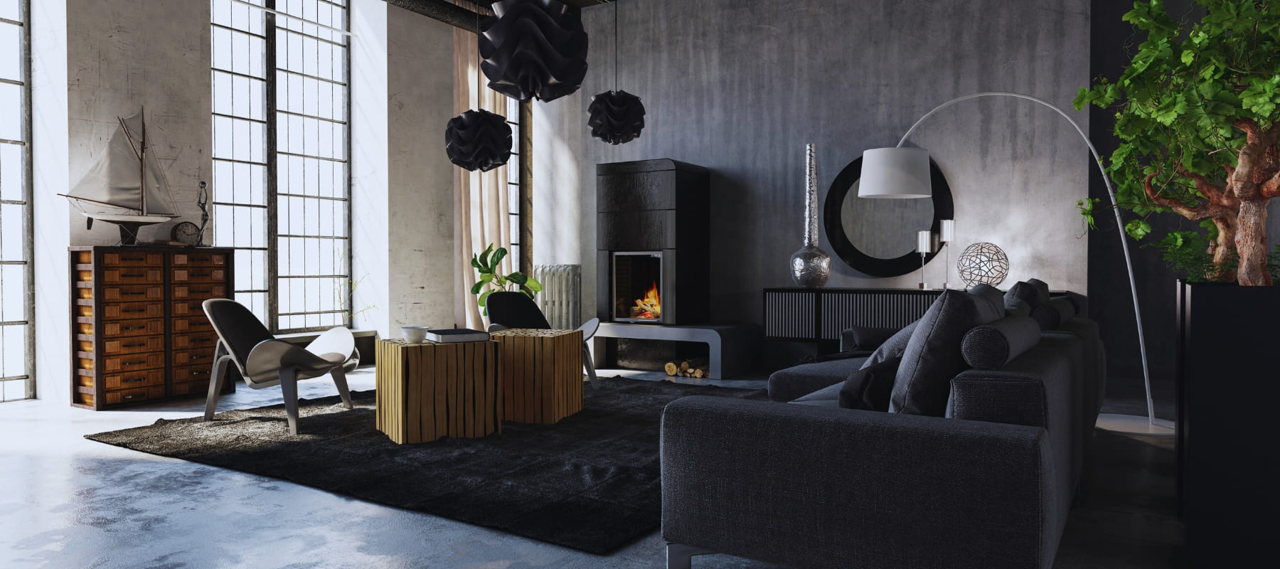 Itens de decoração para casa, como luminárias, tapetes e acessórios elegantes. Transforme seus ambientes com charme e sofisticação.