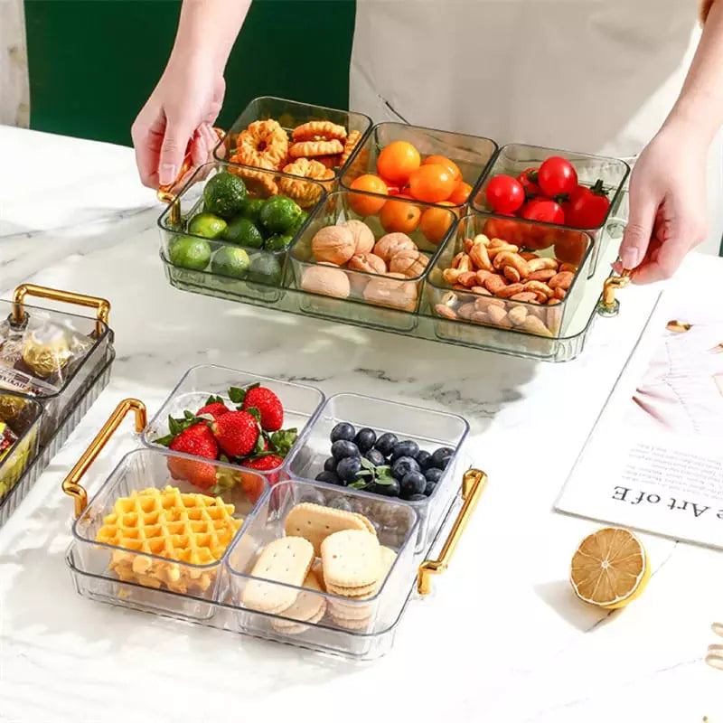 Bandeja de Lanche Multifuncional com Potes de Armazenamento Polihousi 1