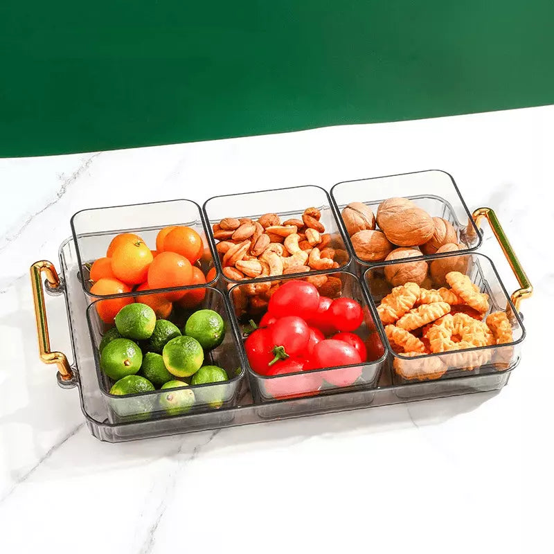 Bandeja de Lanche Multifuncional com Potes de Armazenamento Polihousi 14
