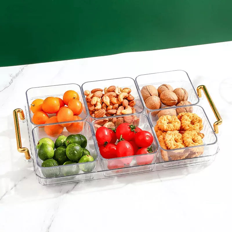 Bandeja de Lanche Multifuncional com Potes de Armazenamento Polihousi 9
