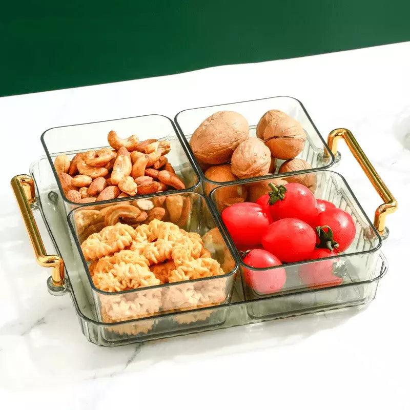 Bandeja de Lanche Multifuncional com Potes de Armazenamento Polihousi 12