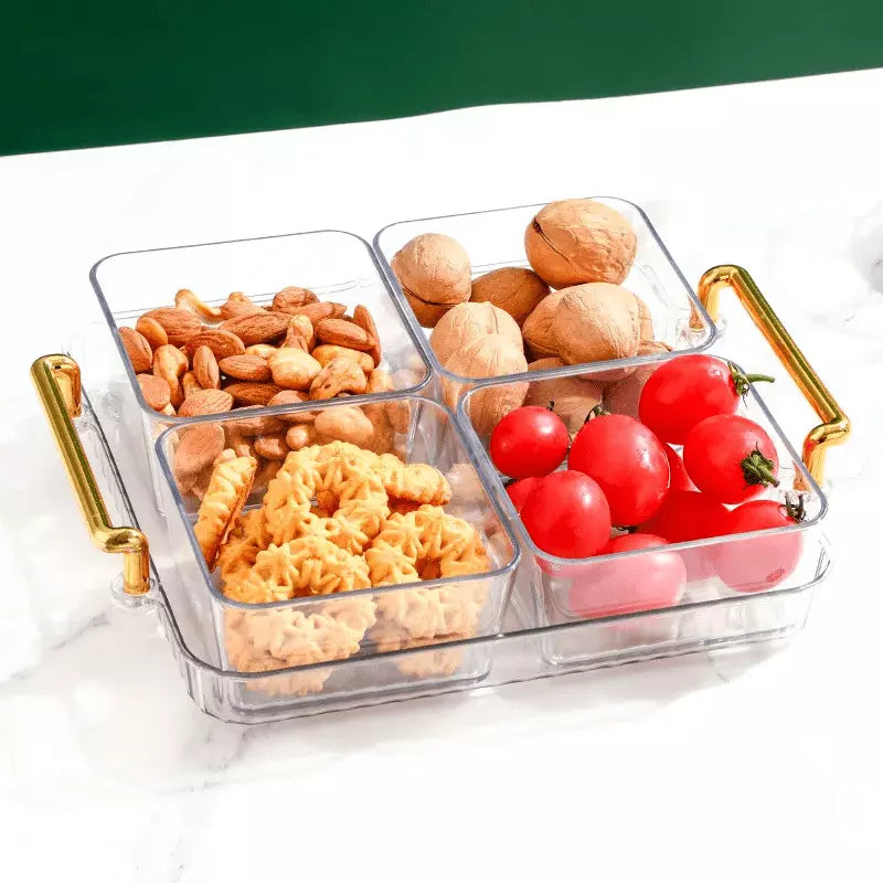 Bandeja de Lanche Multifuncional com Potes de Armazenamento Polihousi 13