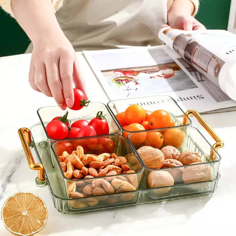 Bandeja de Lanche Multifuncional com Potes de Armazenamento Polihousi 20