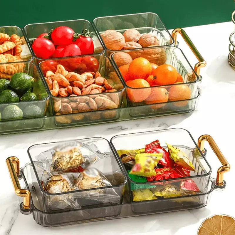 Bandeja de Lanche Multifuncional com Potes de Armazenamento Polihousi 16