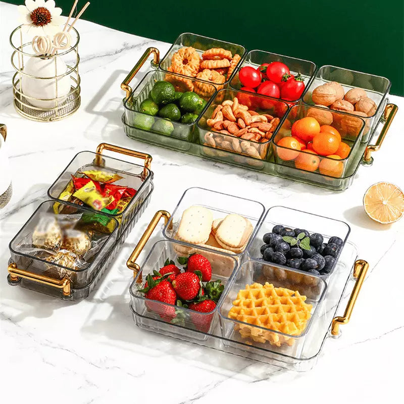 Bandeja de Lanche Multifuncional com Potes de Armazenamento Polihousi 15