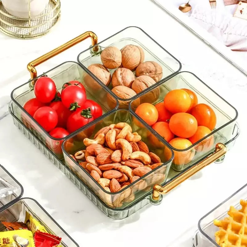 Bandeja de Lanche Multifuncional com Potes de Armazenamento Polihousi 19