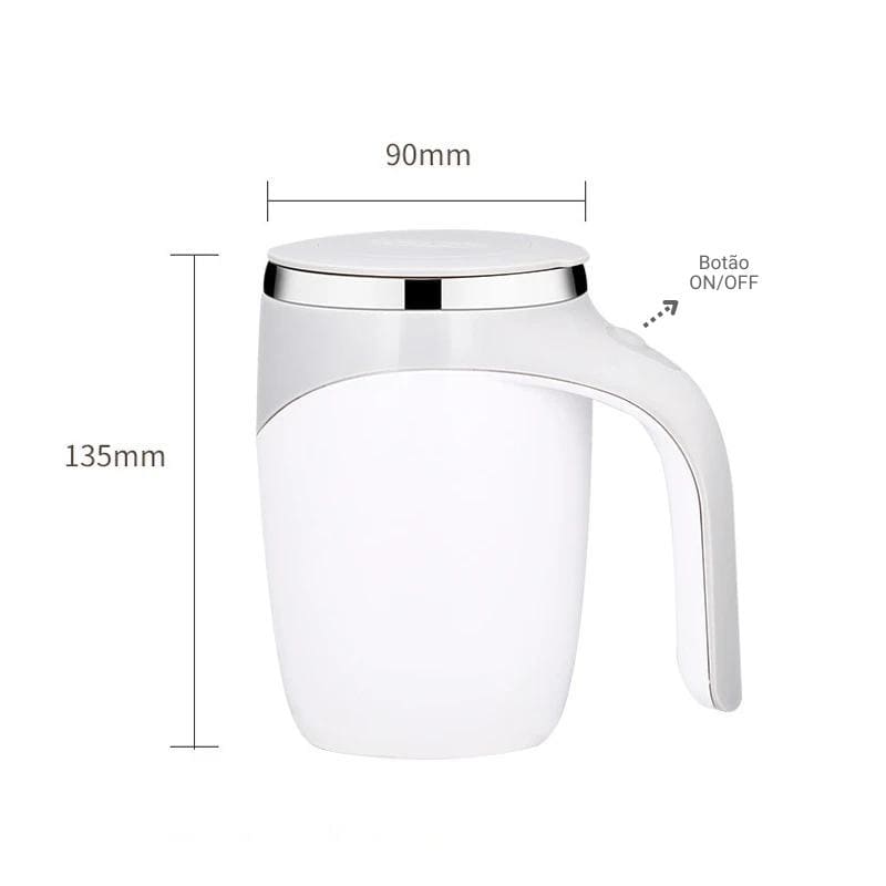 Caneca Térmica Mixer de Inox Portátil Polihousi 12