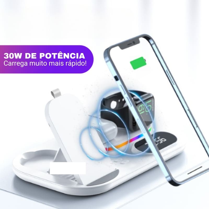 Carregador por Indução Sem Fio Iphone/Samsung/Huawei Polihousi 4