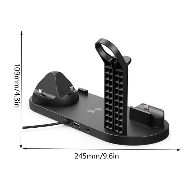Carregador por Indução Sem Fio Iphone/Samsung Multifuncional Polihousi 11