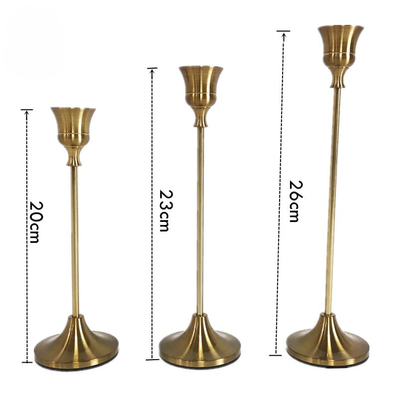 Castiçais Suporte de Velas Retro Decorativos Polihousi 16