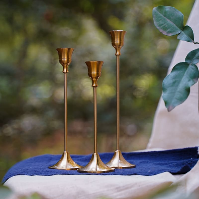 Castiçais Suporte de Velas Retro Decorativos Polihousi 5