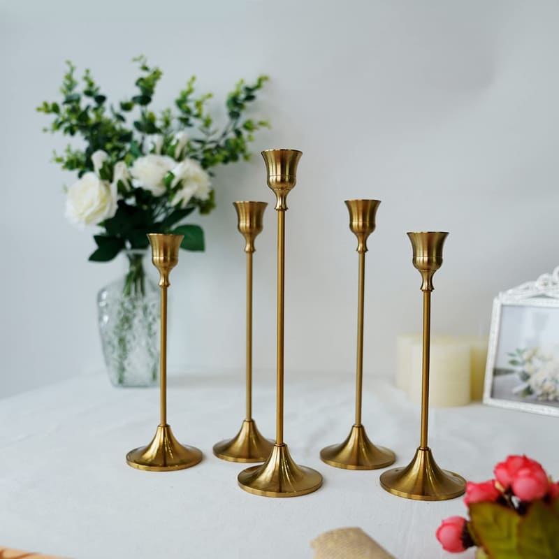 Castiçais Suporte de Velas Retro Decorativos Polihousi 11