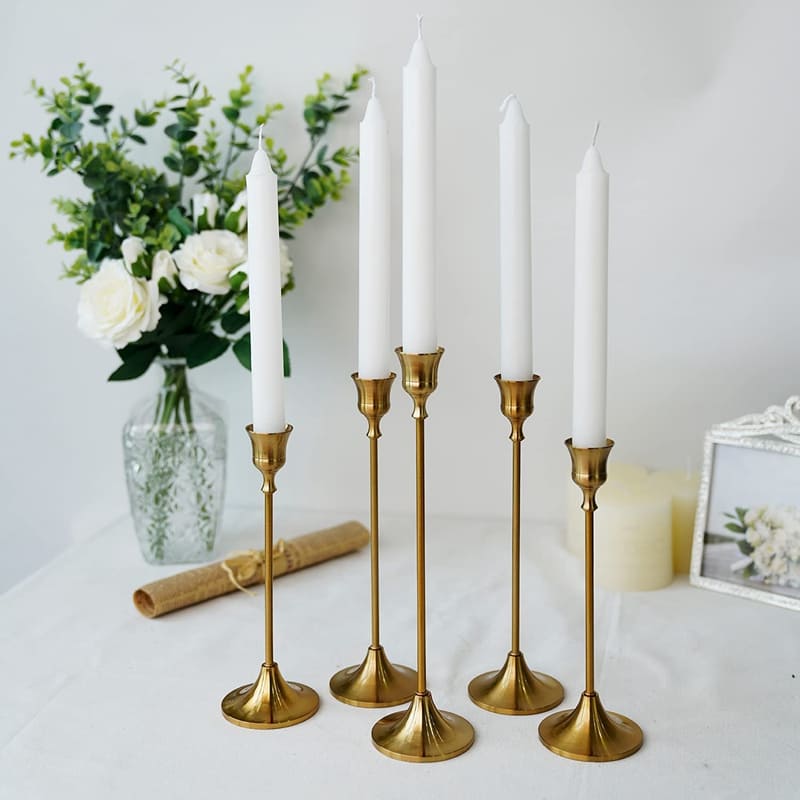 Castiçais Suporte de Velas Retro Decorativos Polihousi 15