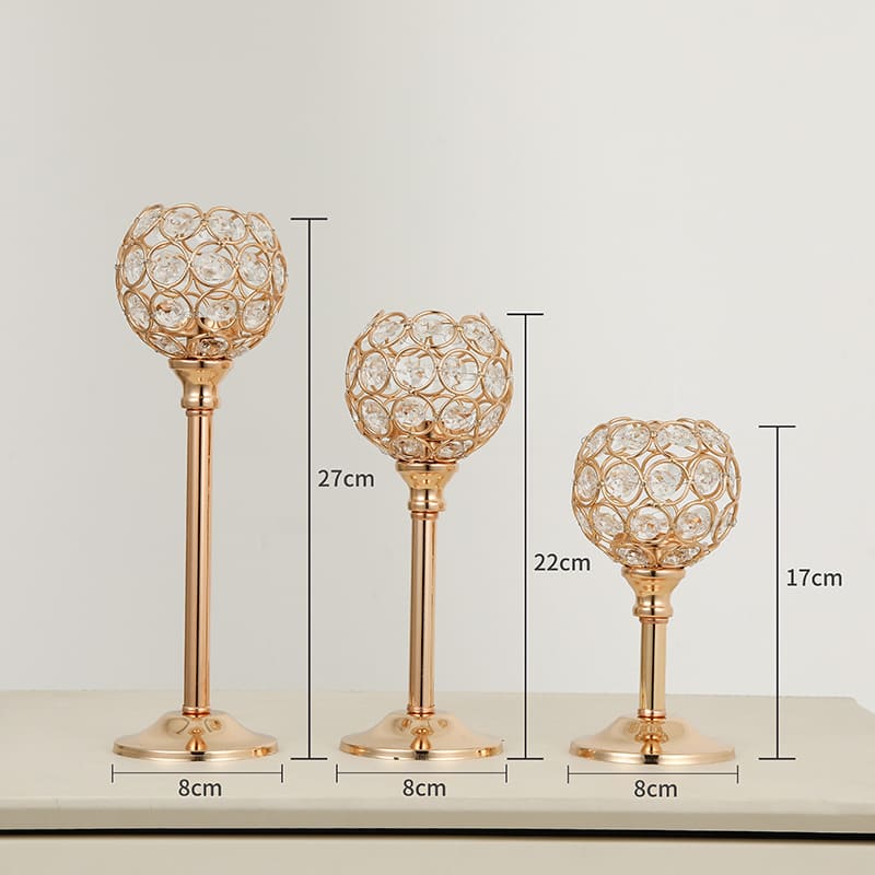 Castiçais Suporte de Velas de Luxo Decorativos Polihousi 13