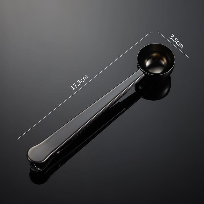 Colher para Café com Presilha Inox Prendedor de Embalagem Polihousi 12