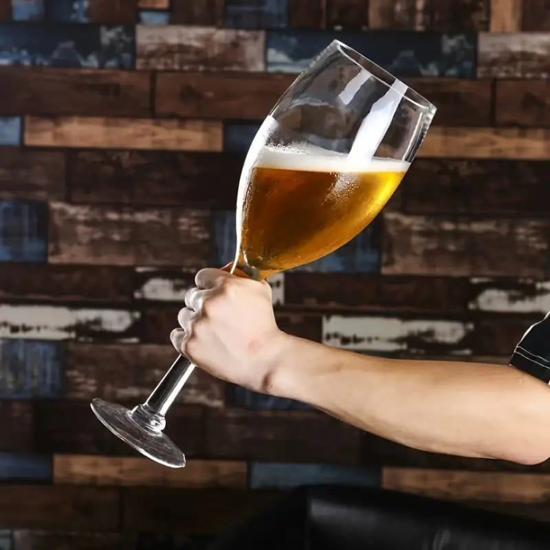 Copo de Cerveja Cristal Gigante Cálice Bar em Casa Polihousi 3