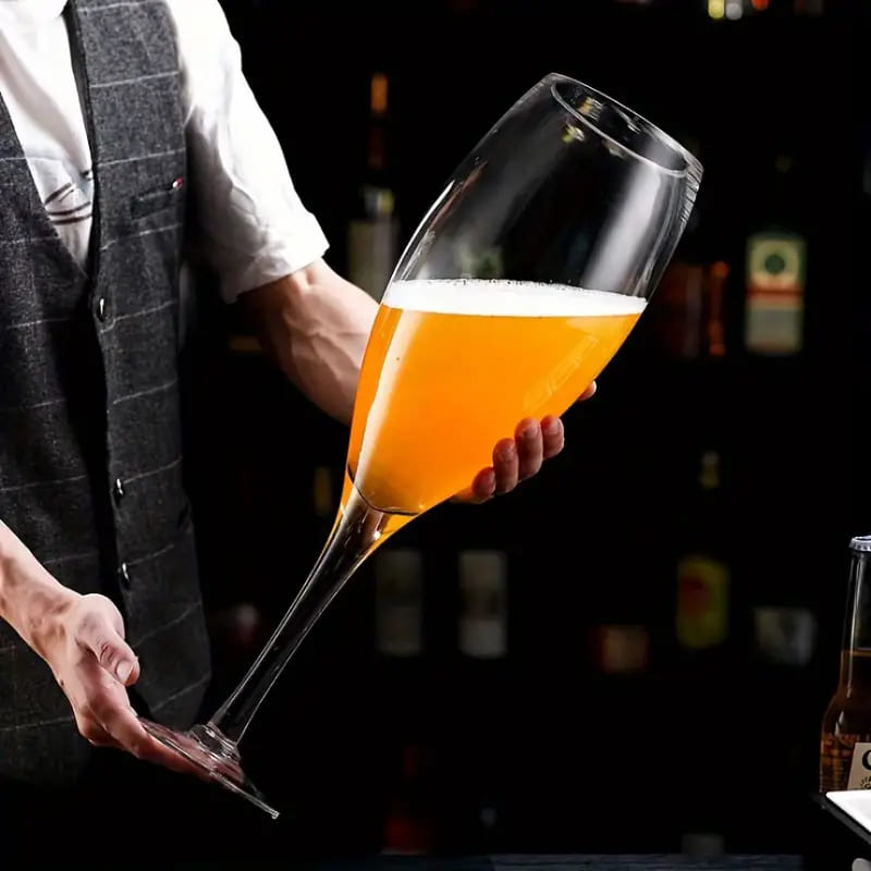 Copo de Cerveja Cristal Gigante Cálice Bar em Casa Polihousi 4