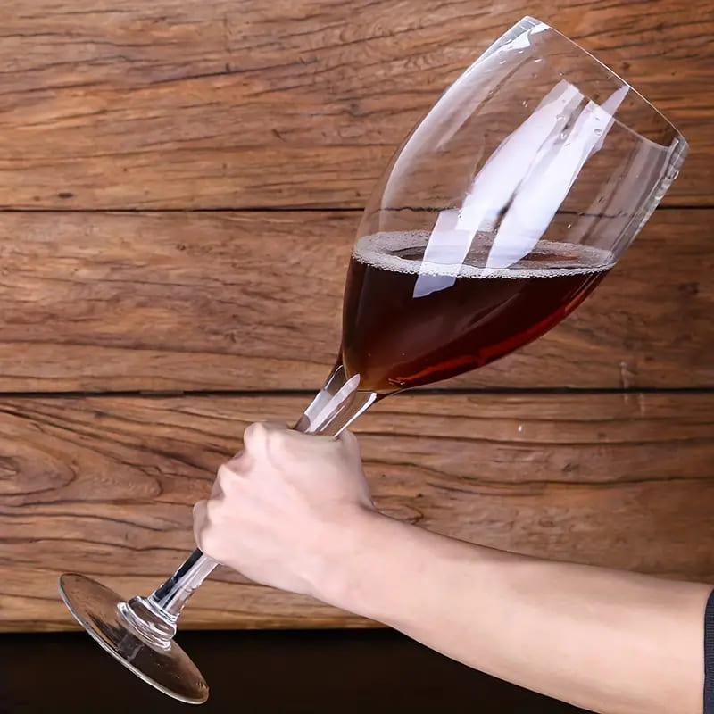Copo de Cerveja Cristal Gigante Cálice Bar em Casa Polihousi 5
