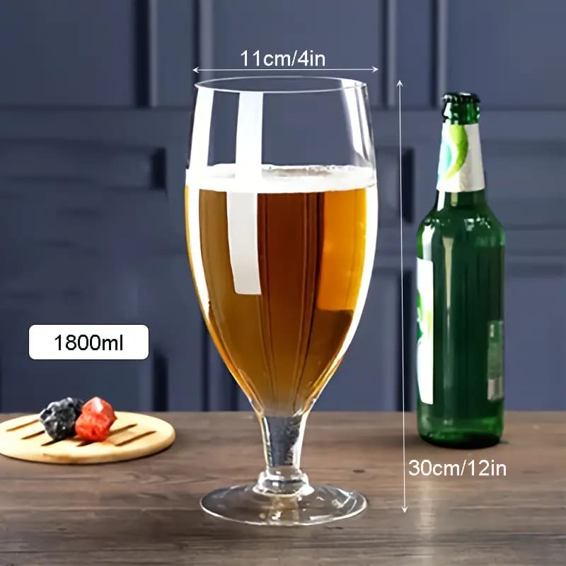 Copo de Cerveja Cristal Gigante Cálice Bar em Casa Polihousi 8