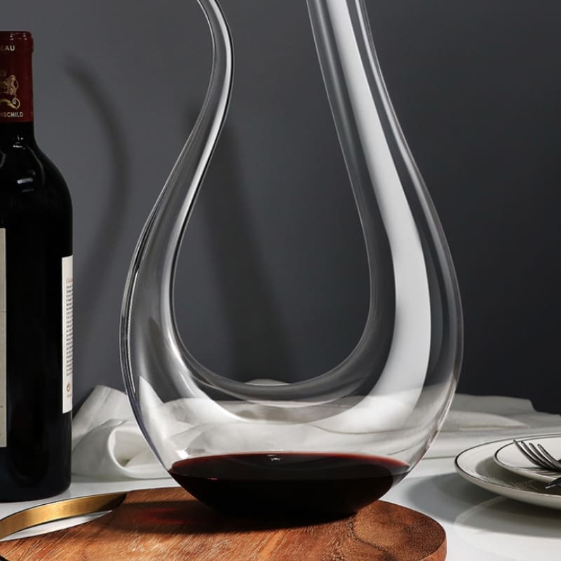Decanter de Vinho Recipiente de Vidro Cisne Decantador Polihousi 8