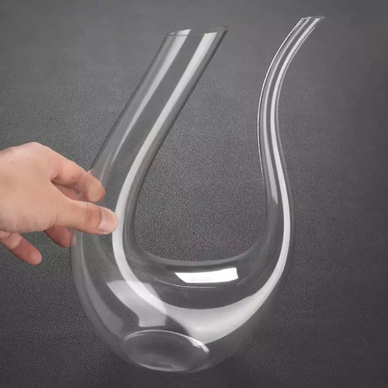 Decanter de Vinho Recipiente de Vidro Cisne Decantador Polihousi 10