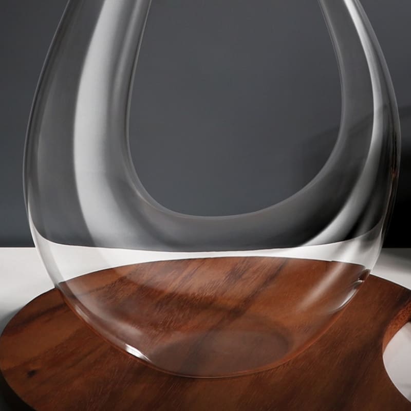 Decanter de Vinho Recipiente de Vidro Cisne Decantador Polihousi 11