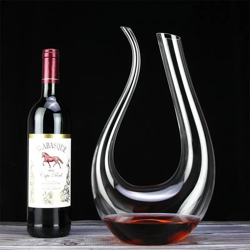 Decanter de Vinho Recipiente de Vidro Cisne Decantador Polihousi 15