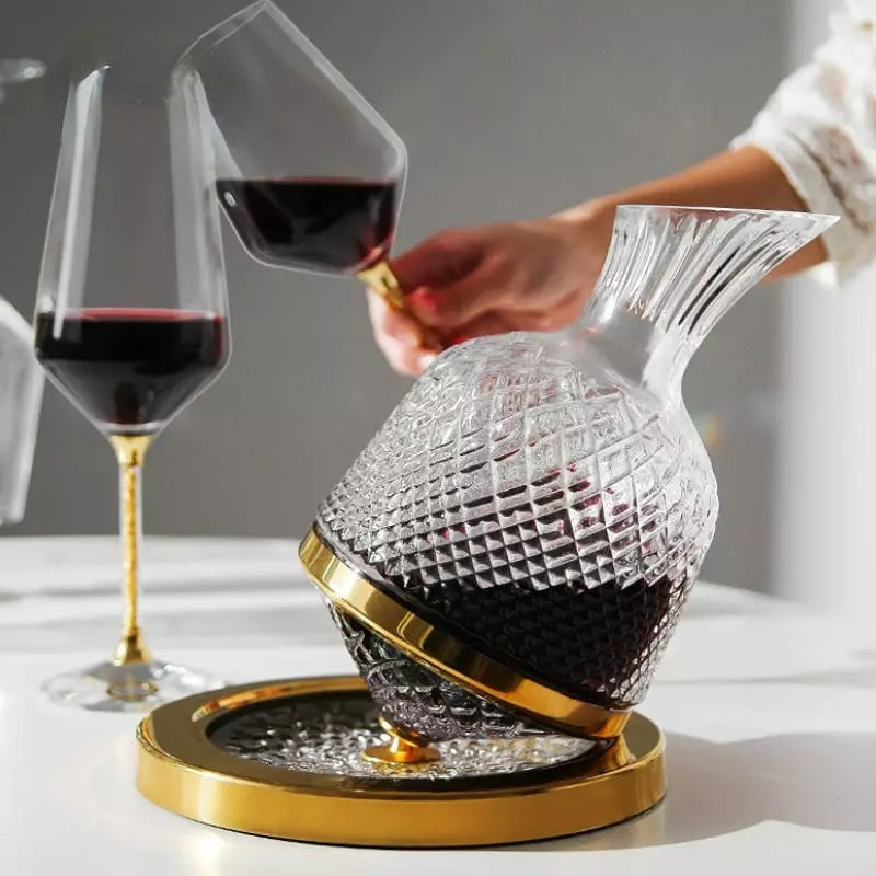 Decanter de Vinho Recipiente de Vidro Cristal Decantador Polihousi 1