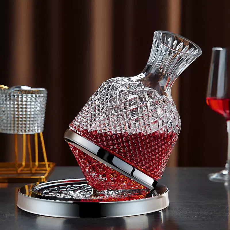 Decanter de Vinho Recipiente de Vidro Cristal Decantador Polihousi 13