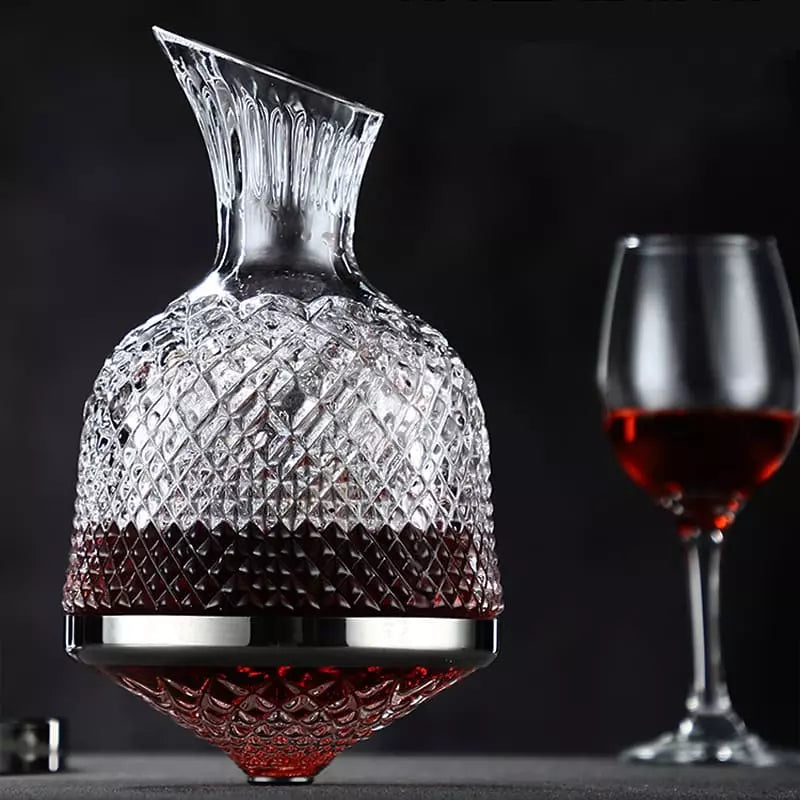 Decanter de Vinho Recipiente de Vidro Cristal Decantador Polihousi 16