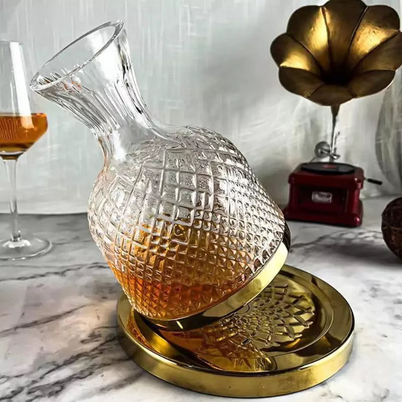 Decanter de Vinho Recipiente de Vidro Cristal Decantador Polihousi 8