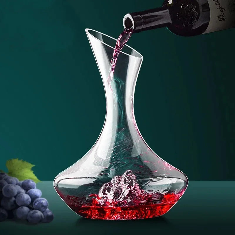 Decanter de Vinho e Whisky Vidro Iceberg Home Bar Polihousi 3