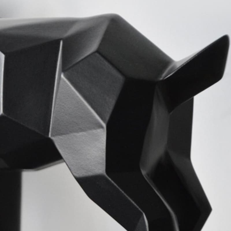 Decoração de Mesa de Resina Estátua Cervo 2 Peças Polihousi 5