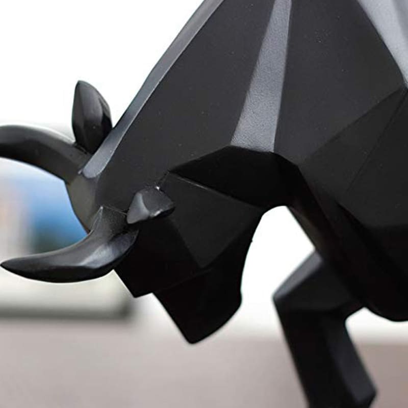 Decoração de Mesa de Resina Estátua Touro Polihousi 5