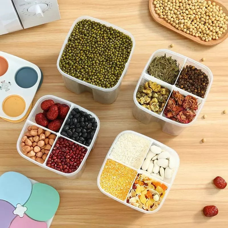 Dispensador Porta Alimentos e Cereais com Divisórias Polihousi 6