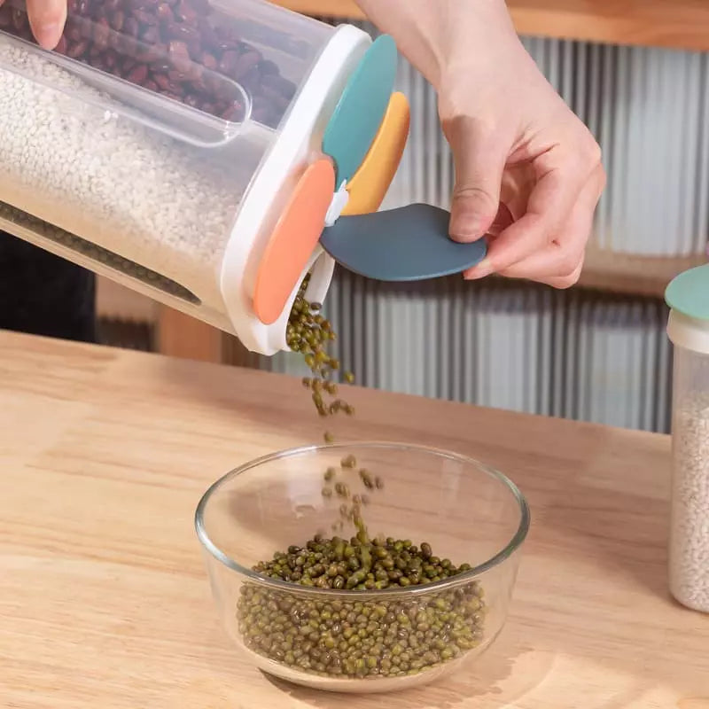 Dispensador Porta Alimentos e Cereais com Divisórias Polihousi 13