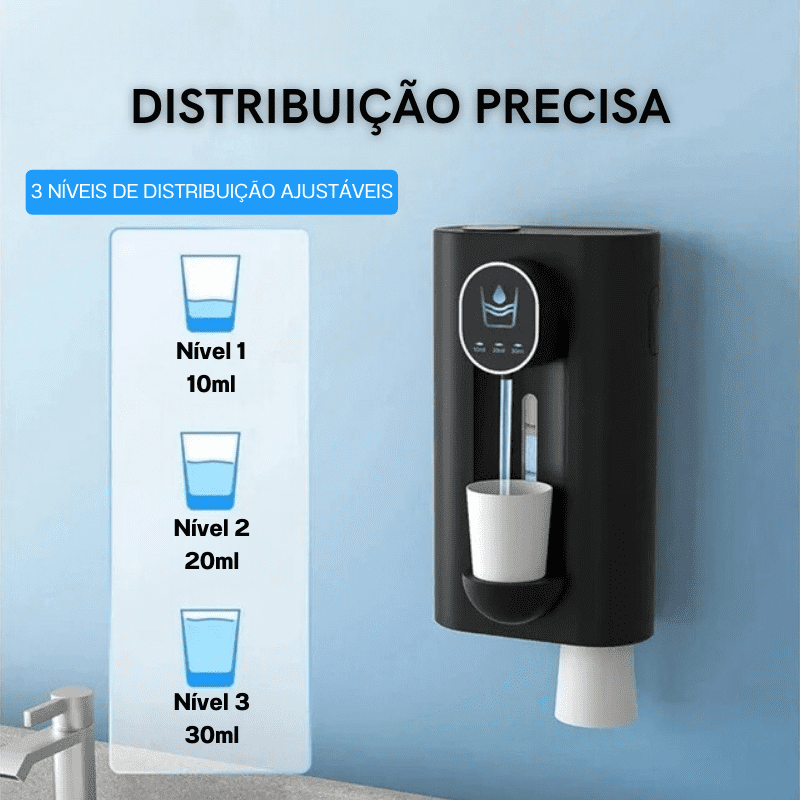 Dispenser Enxaguante Bucal Automático USB Recarregável Polihousi 5