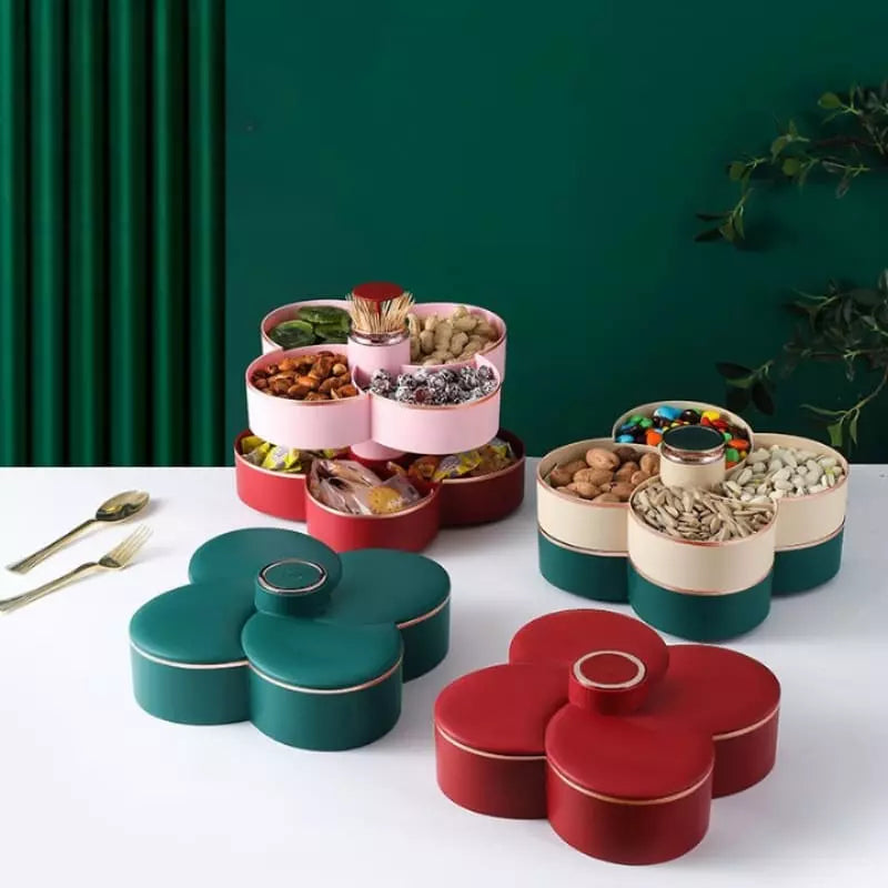 Dispenser Organizador de Alimentos Doces Frutas Giratório Polihousi 1