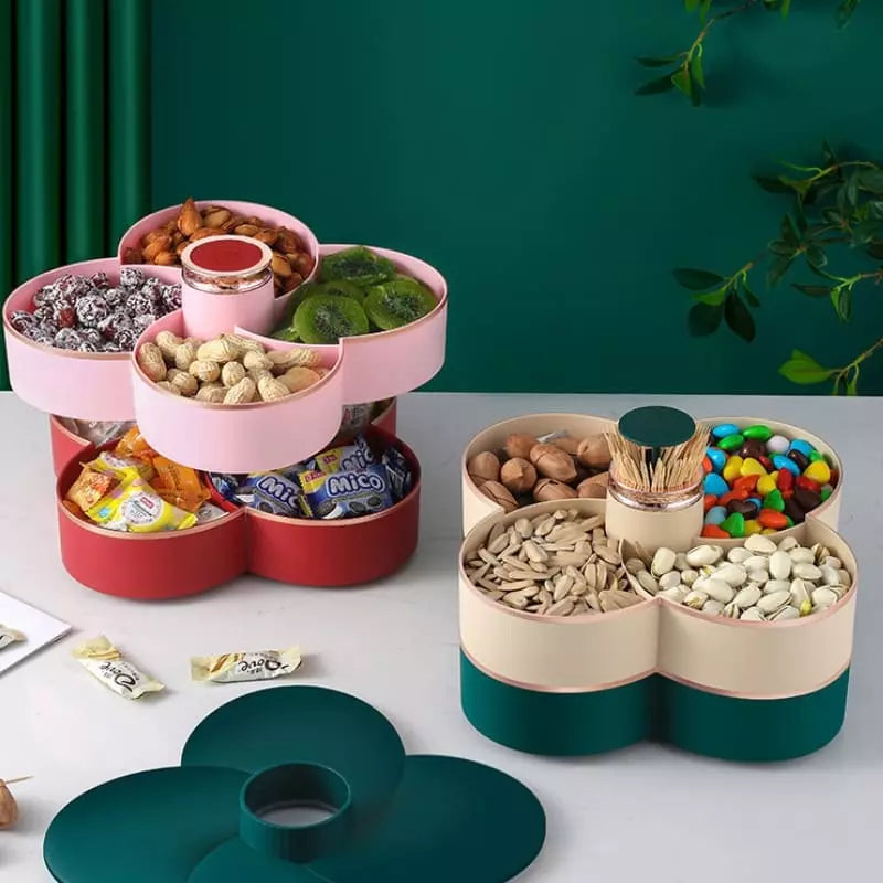 Dispenser Organizador de Alimentos Doces Frutas Giratório Polihousi 4
