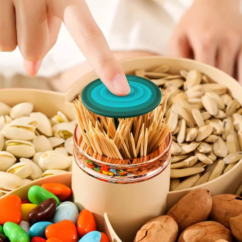 Dispenser Organizador de Alimentos Doces Frutas Giratório Polihousi 8