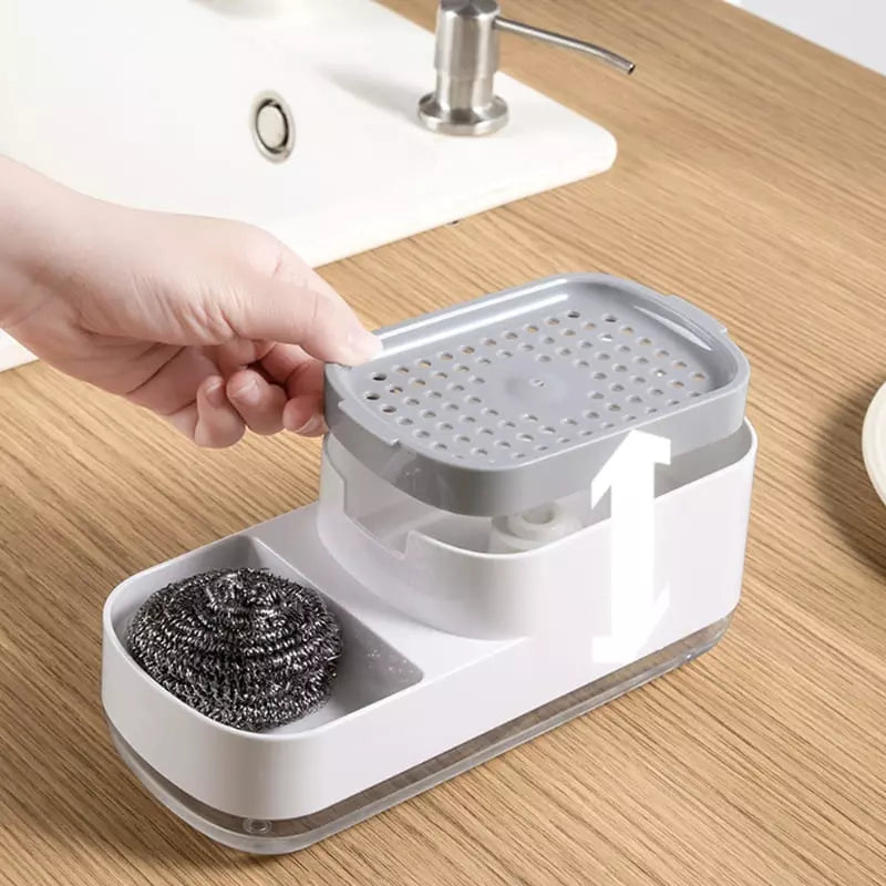 Dispenser de Detergente e Porta Esponja de Pia Polihousi 11