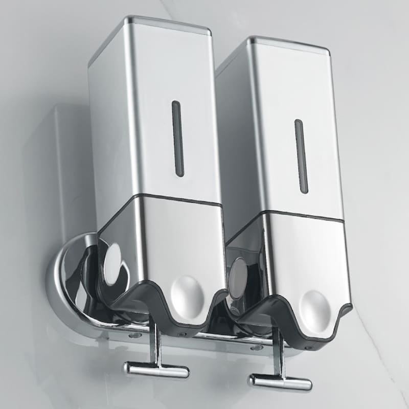 Dispenser de Sabonete Líquido Shampoo Condicionador Quadrado Polihousi 12