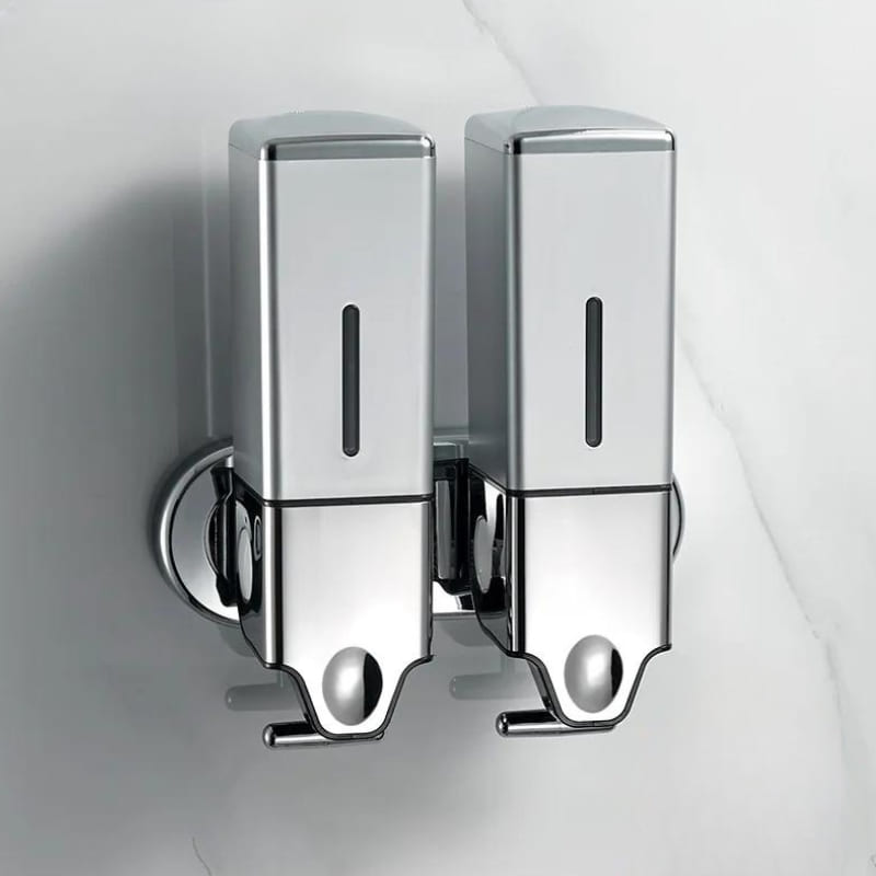 Dispenser de Sabonete Líquido Shampoo Condicionador Quadrado Polihousi 11