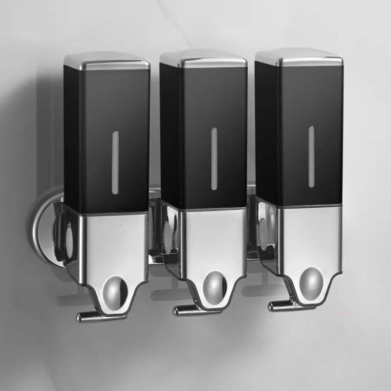 Dispenser de Sabonete Líquido Shampoo Condicionador Quadrado Polihousi 5