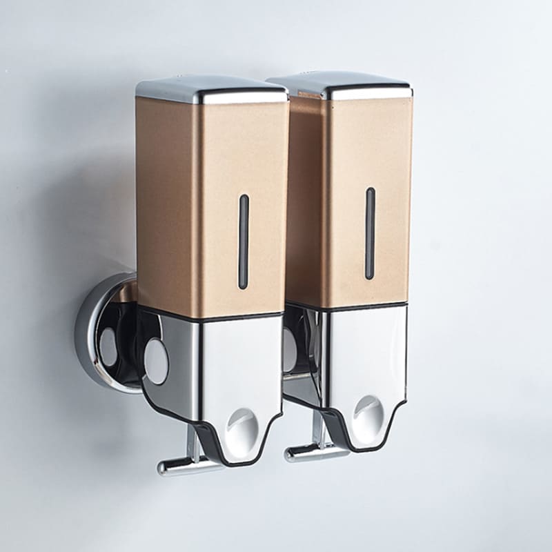 Dispenser de Sabonete Líquido Shampoo Condicionador Quadrado Polihousi 8