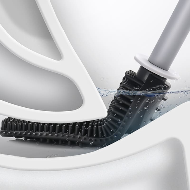 Escova Sanitária para Banheiro Silicone com Suporte Polihousi 15