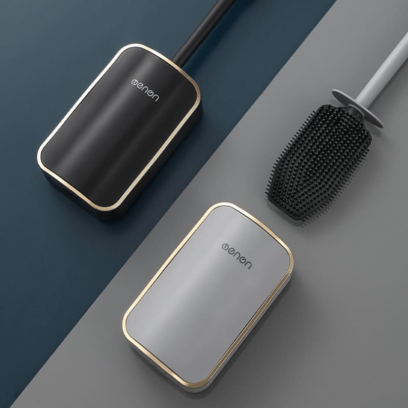 Escova Sanitária para Banheiro Silicone com Suporte Polihousi 17