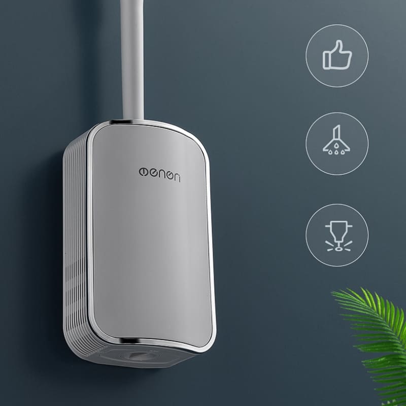Escova Sanitária para Banheiro Silicone com Suporte Polihousi 18