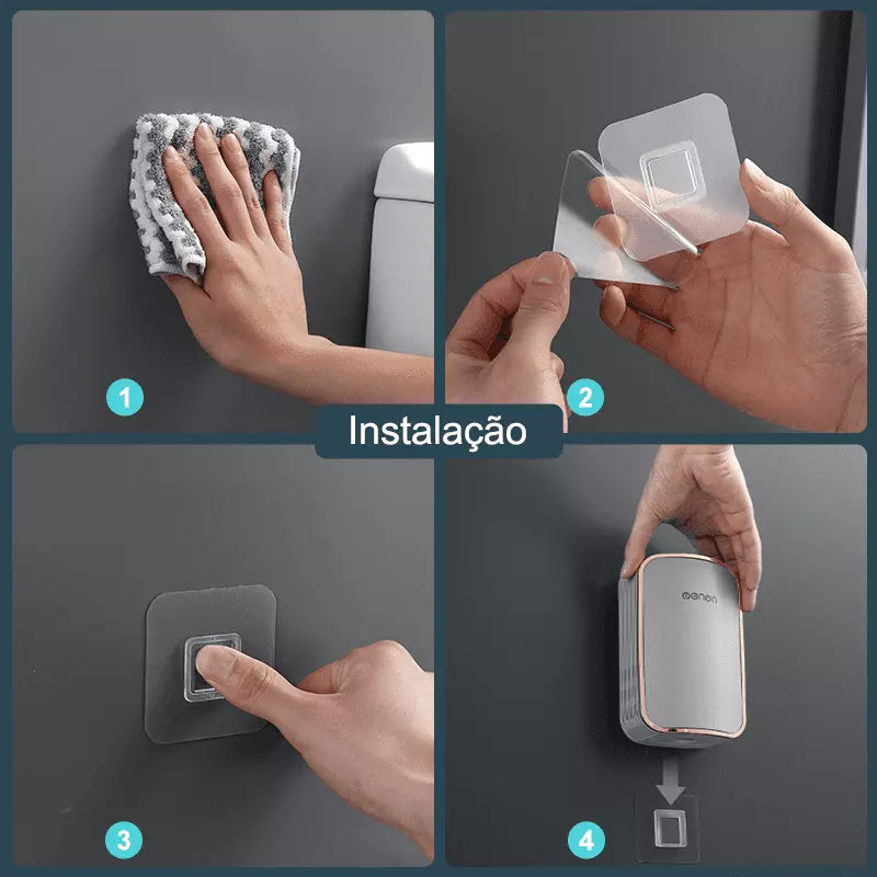 Escova Sanitária para Banheiro Silicone com Suporte Polihousi 25
