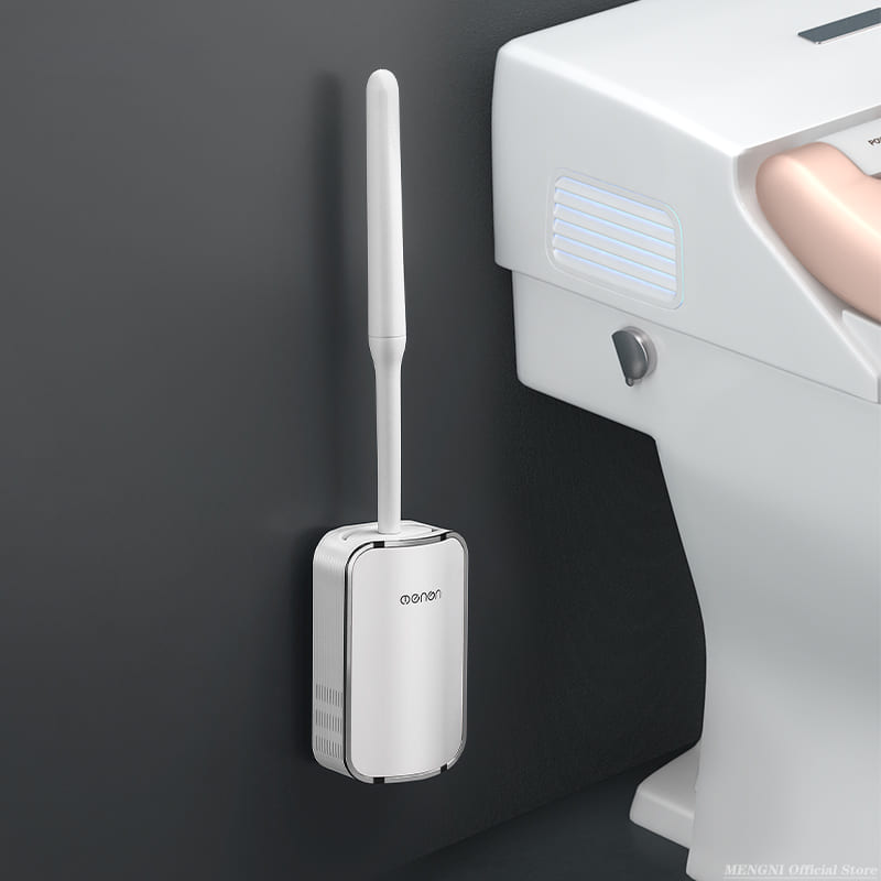 Escova Sanitária para Banheiro Silicone com Suporte Polihousi 11